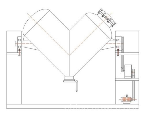 V型混合機圖紙